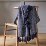 Argos Habitat Woven Throw Blue 125x150cm- Buy online at McGrocer
