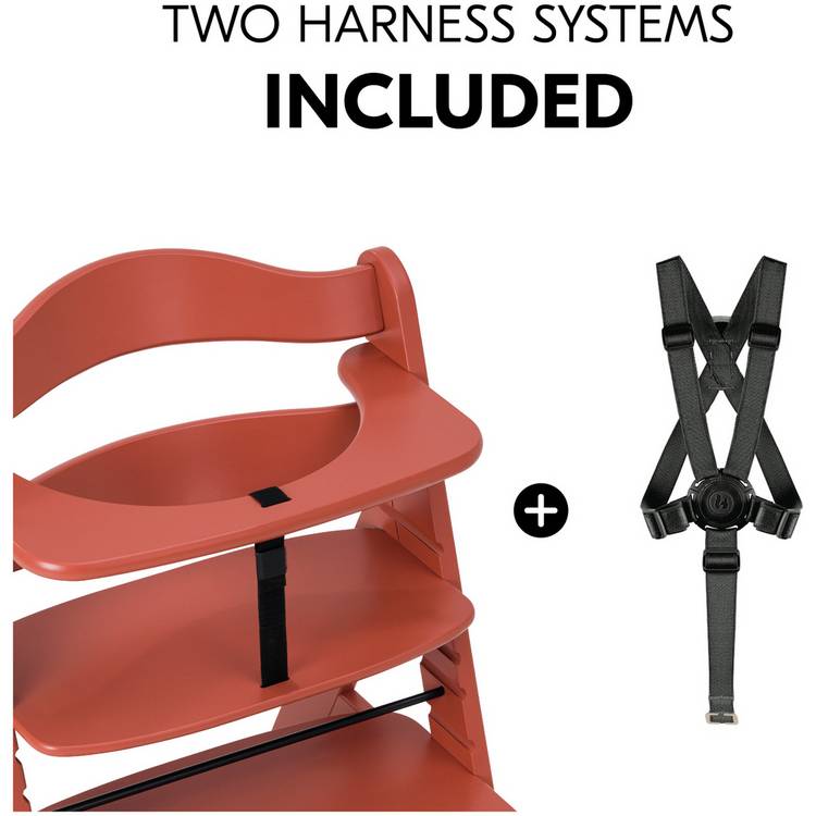 Hauck Alpha Highchair Bundle with tray and toys, imported from the UK