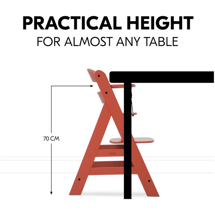 Hauck Alpha Highchair Bundle with tray and toys, imported from the UK