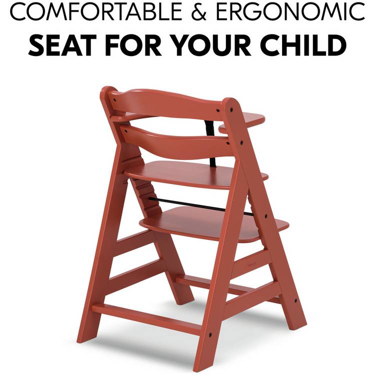 Hauck Alpha Highchair Bundle with tray and toys, imported from the UK