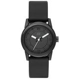 Skechers Rosecrans black silicone strap watch, UK version