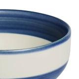 Habitat Artisan Stripe stoneware nibble bowls blue - British product
