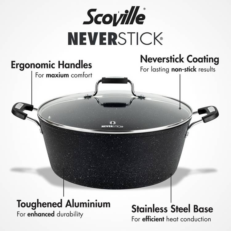 Scoville Neverstick stock pot 32cm 8L - UK version