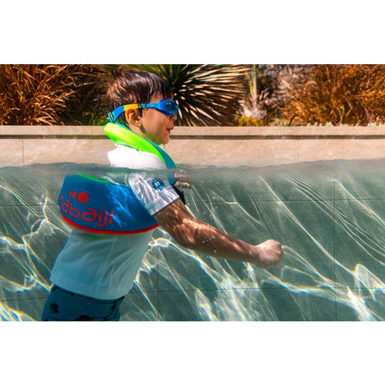 Decathlon swim vest green blue 25-35 kg, UK version