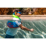 Decathlon swim vest green blue 25-35 kg, UK version