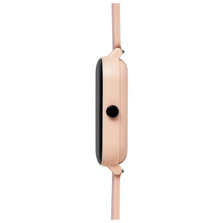 Limit pink silicone strap smart watch, imported from the UK