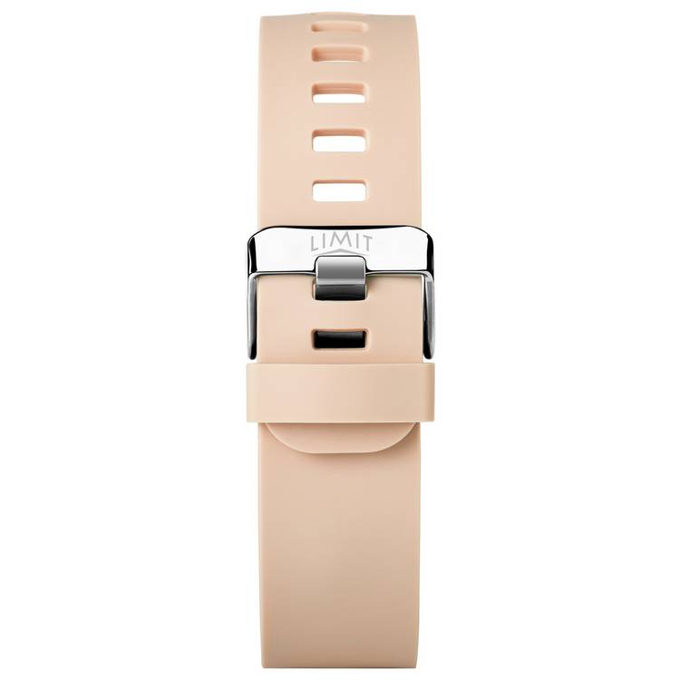 Limit pink silicone strap smart watch, imported from the UK