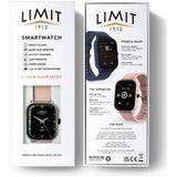 Limit pink silicone strap smart watch, imported from the UK