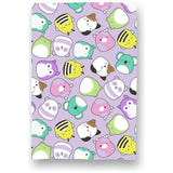 Squishmallows fleece throw lilac 100x150cm, imported from the UK