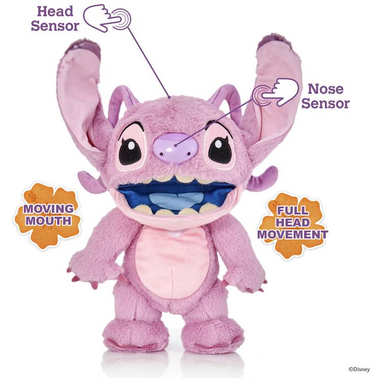 Disney Chatty Angel Deluxe interactive puppet 30cm, imported from the UK