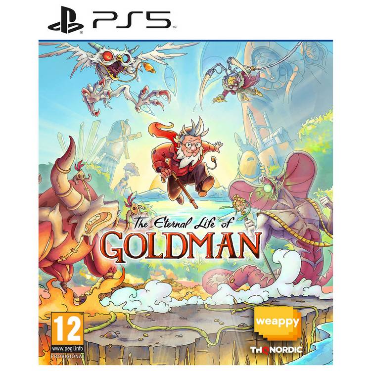 The Eternal Life of Goldman PS5 game disc, imported from the UK