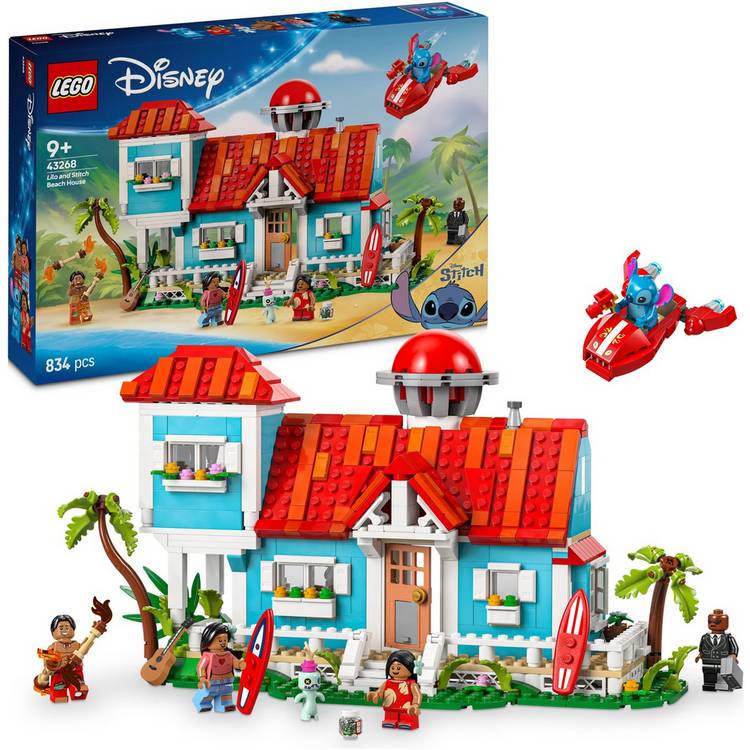 LEGO Lilo and Stitch Beach House building set, imported from the UK