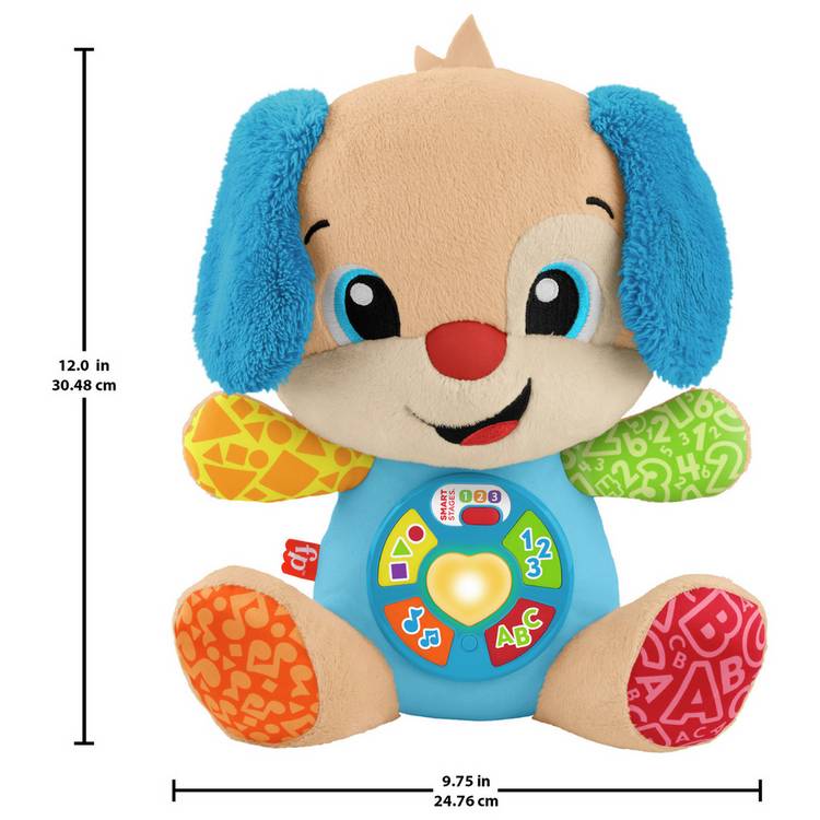 Fisher-Price Smart Stages Puppy plush musical toy (British brand)