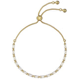 Argos Ted Baker Gold Plating Crystal Baguette Adjustable Bracelet- Buy online at McGrocer