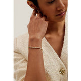 Ted Baker gold-plated crystal baguette bracelet 21cm, UK version