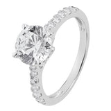 Argos Revere Sterling Silver Cubic Zirconia Engagement Ring - H- Buy online at McGrocer