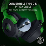 Razer Kraken V4 X Minecraft gaming headset, UK version