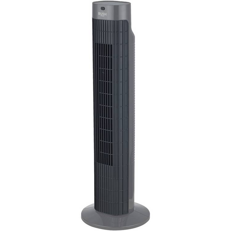 Bush digital grey tower fan - British product