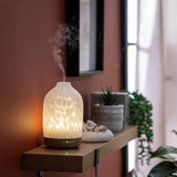 Argos Habitat Confetti Glass Electric Essential Oil Diffuser - White, 100ml- Buy online at McGrocer