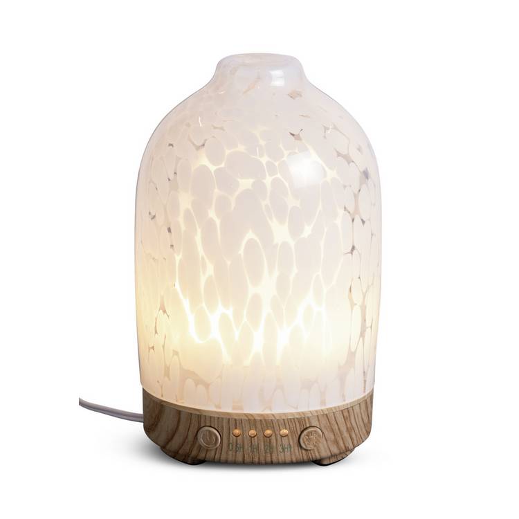 Habitat confetti glass electric diffuser white British brand