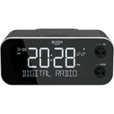Bush DAB FM clock radio with USB charging - British product