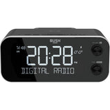 Argos Bush DAB/DAB+ FM Clock Radio with Wireless and USB Charging - Black- Buy online at McGrocer