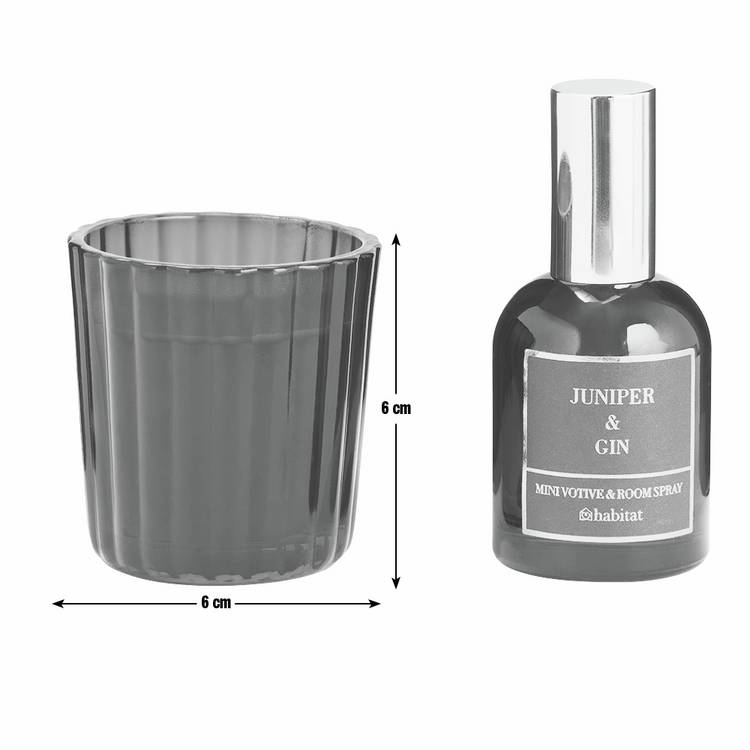 Habitat Juniper Gin candle and room spray set (British brand)