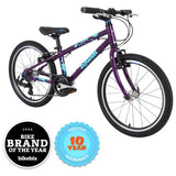 Squish lightweight kids bike 20 inch purple, UK version