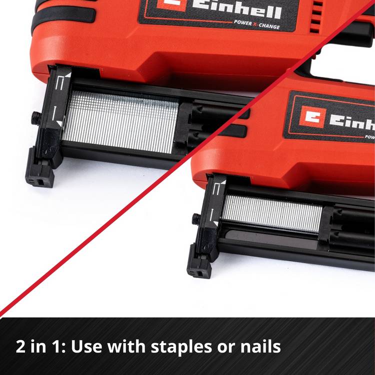 Einhell cordless 2-in-1 nail and staple gun kit 18V (British brand)