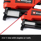 Einhell cordless 2-in-1 nail and staple gun kit 18V (British brand)