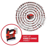 Einhell cordless 2-in-1 nail and staple gun kit 18V (British brand)