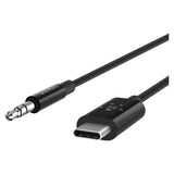 Belkin 3.5mm aux audio cable USB-C black - British product