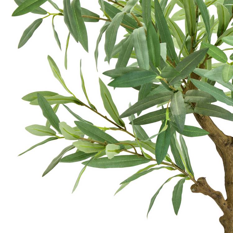 Habitat artificial olive tree in white resin pot 86cm (British brand)