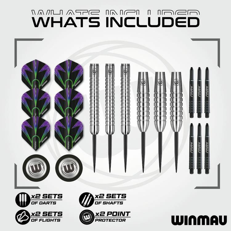 Winmau Foxfire darts twin pack 23g 24g - British product