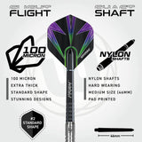 Winmau Foxfire darts twin pack 23g 24g - British product