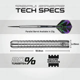 Winmau Foxfire darts twin pack 23g 24g - British product