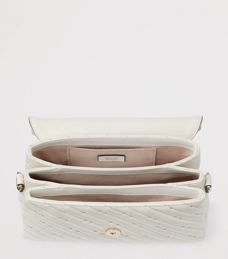 Jimmy Choo Curve top-handle bag leather - British product