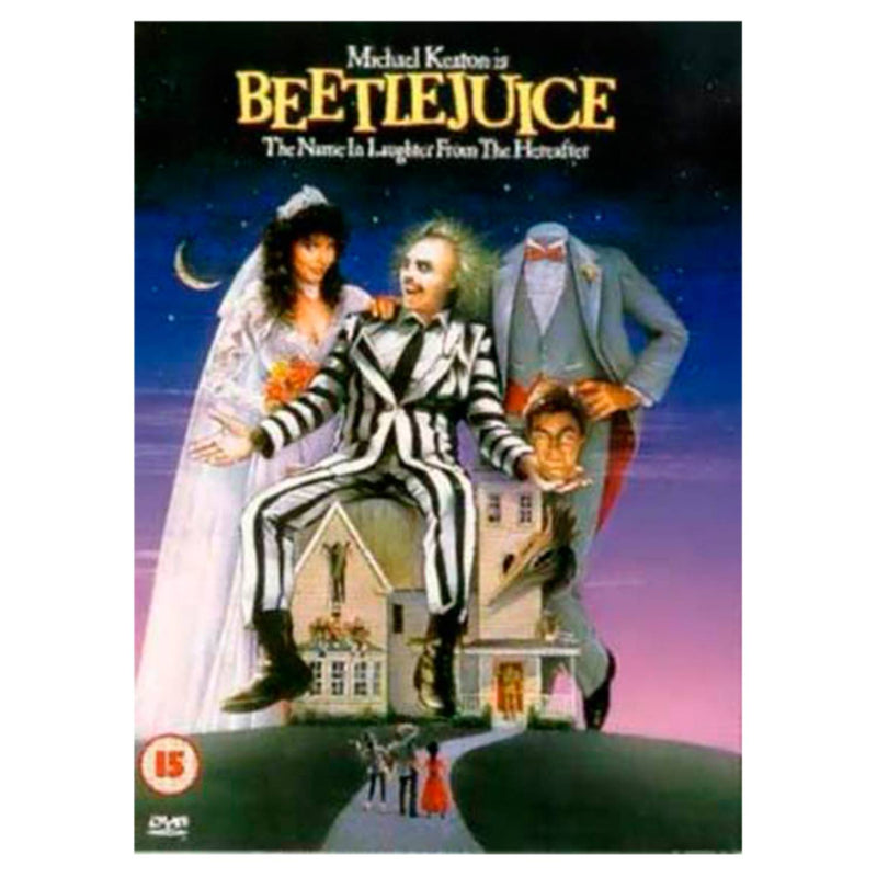 Beetlejuice DVD starring Michael Keaton (British brand)