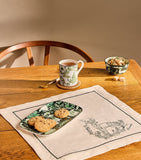 Harrods bone china Toile trinket tray 25cm x 15cm, UK version