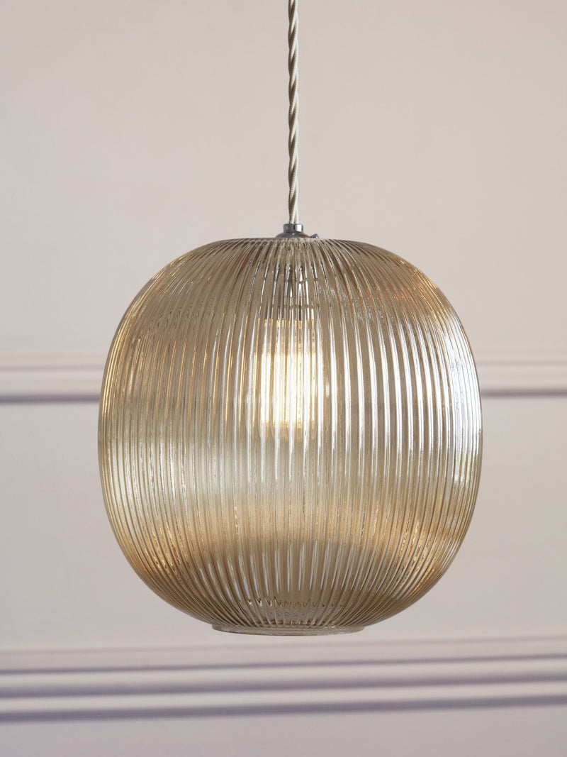 Champagne gold Hertford easy fit lamp shade (British brand)
