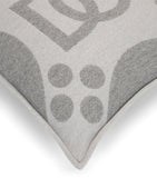Dolce & Gabbana wool silk cashmere logo cushion 50cm x 50cm - British product