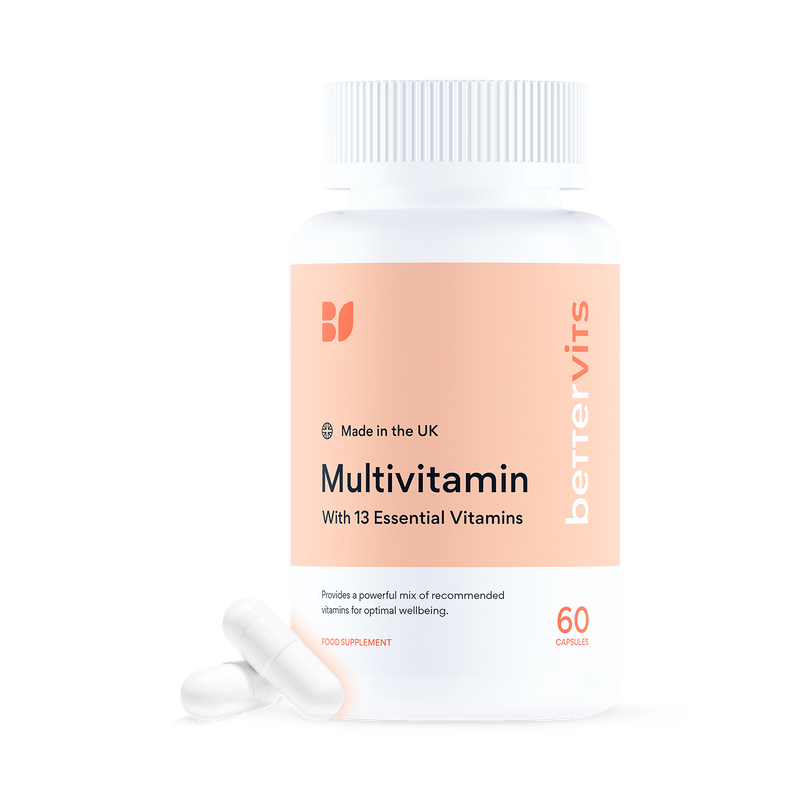 Bettervits multivitamin 60 capsules, UK version