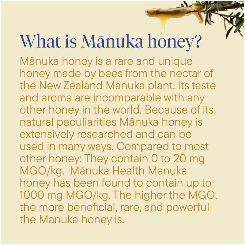 Manuka Health MGO 100+ manuka honey 500g - British product