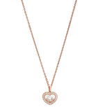 Chopard rose gold and diamond necklace 42cm (British brand)