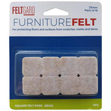 Felt Gard square protective pads 25mm 16 pack (British brand)