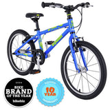 Squish kids bike blue 18-inch, imported from the UK