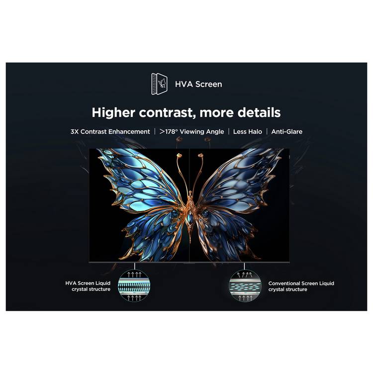 TCL 55-inch 4K UHD HDR LED TV, imported from the UK