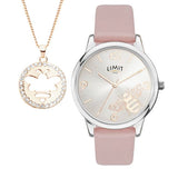 Argos Limit Ladies Faux Leather Gift Set with Bee Pendant Watch- Buy online at McGrocer