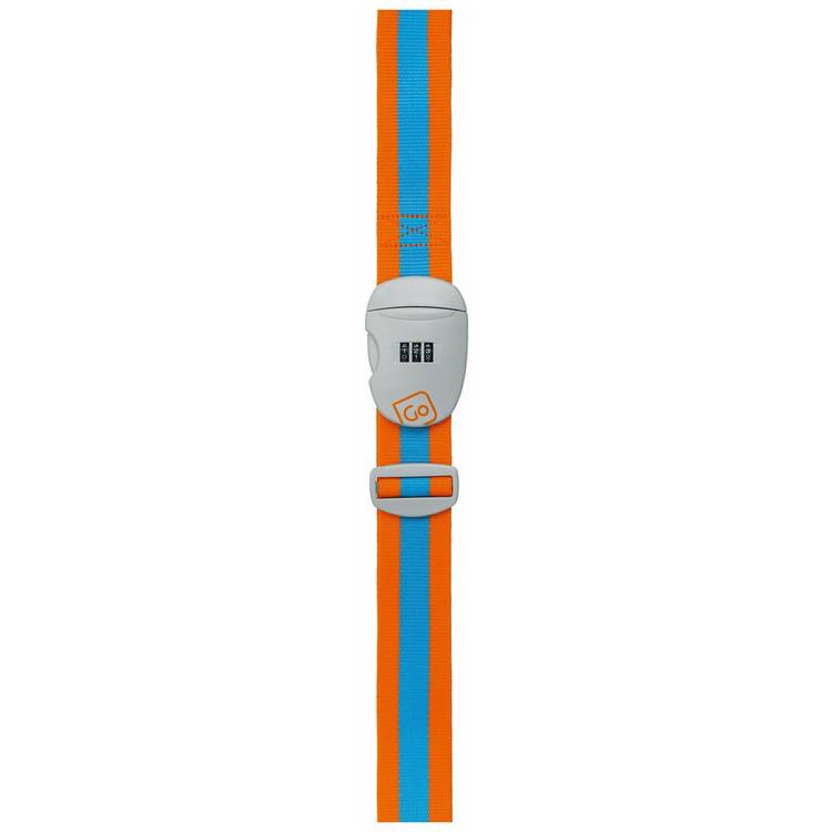 Go Travel 3 dial combination luggage strap adjustable (British brand)