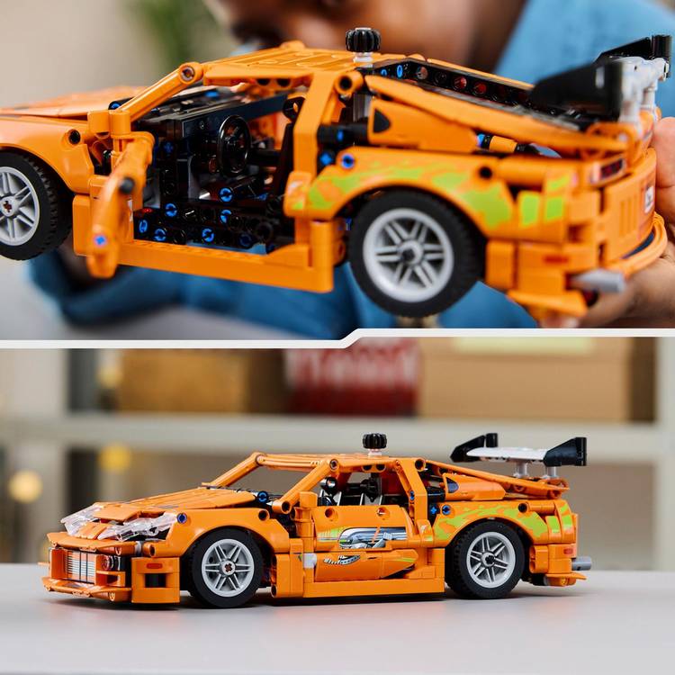 LEGO Fast and Furious Toyota Supra MK4 building set 810 pieces, imported from the UK